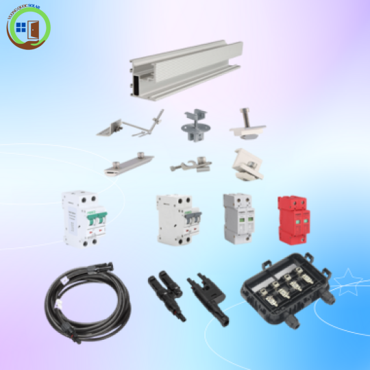 Bộ phụ kiện thi công điện mặt trời